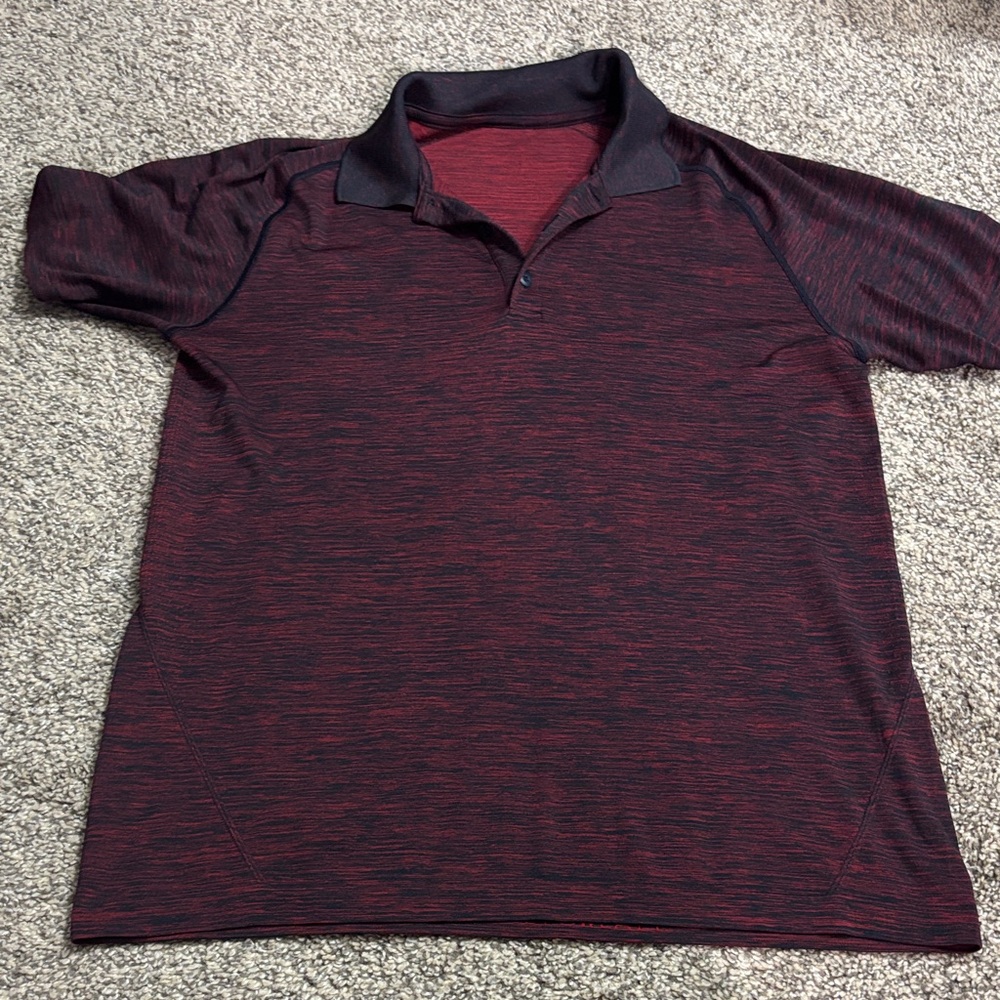 Lululemon Metal Vent Tech Polo shirt size medium